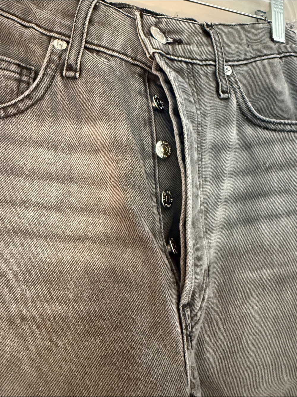 VERONICA BEARD Ryder Saddle Ankle high-rise barrel-leg jeans Gray 28 - Picture 8 of 13